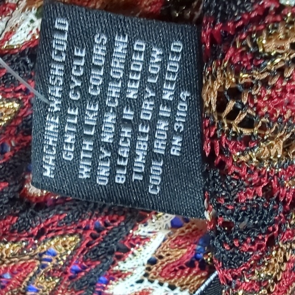 New Directions NWT Open Front Topper Sleeved Cape Women's Sz. S Print 3/4 Sleeve - Picture 10 of 14